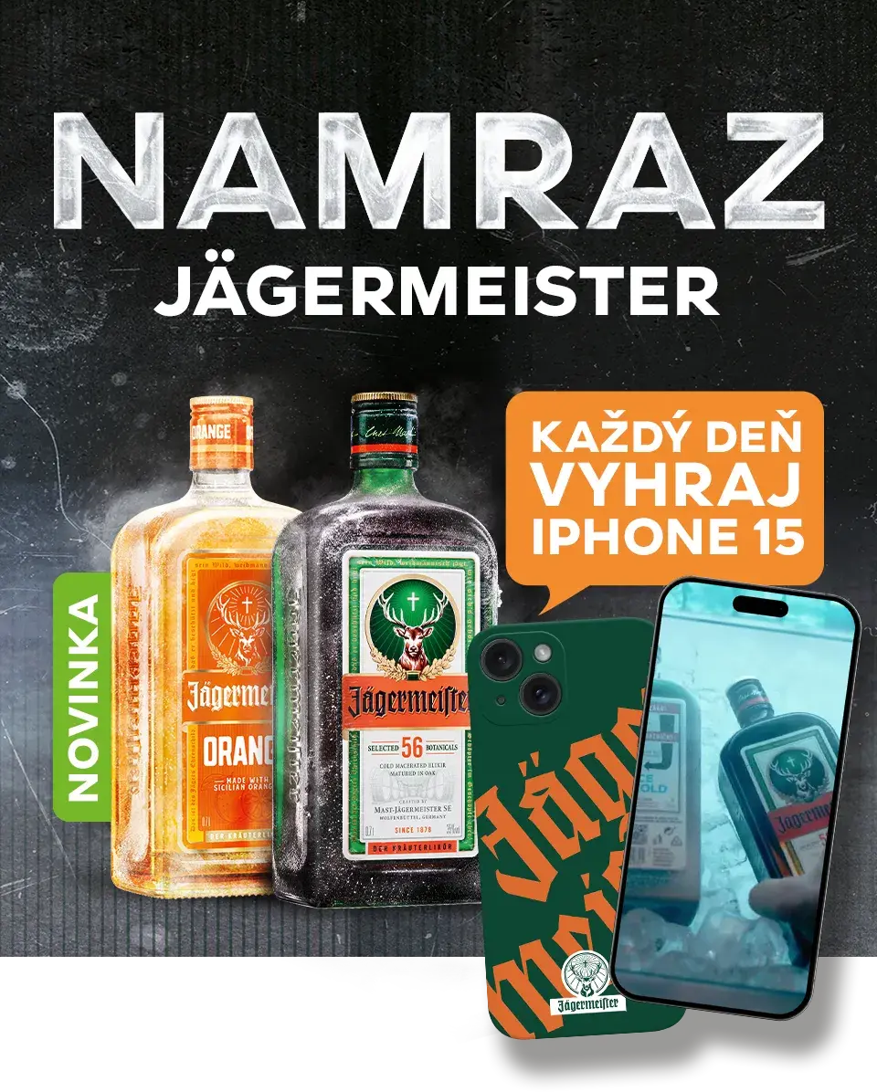 Namraz Jägermeister a vyhraj každý deň iPhone 15